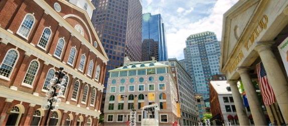 fanueil hall marketplace and quincy market in boston